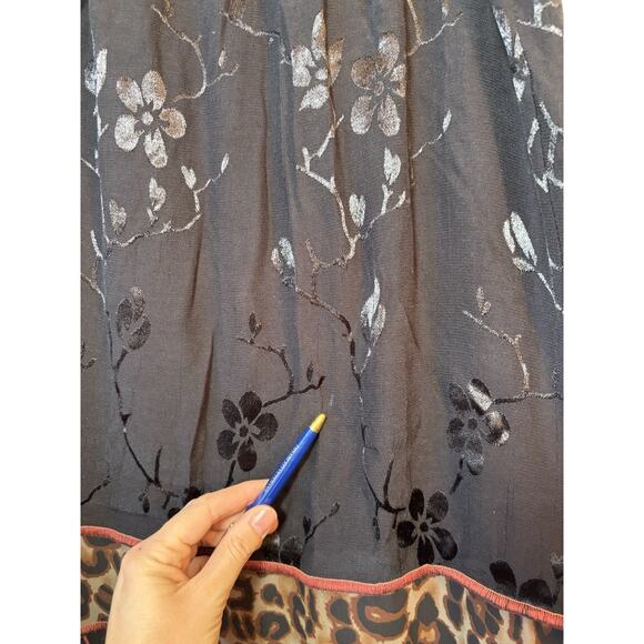 Spencer Alexis Floral Black Maxi Size L
Midi Skirt Ruffle Hem Whimsy Fairycore - Picture 12 of 14